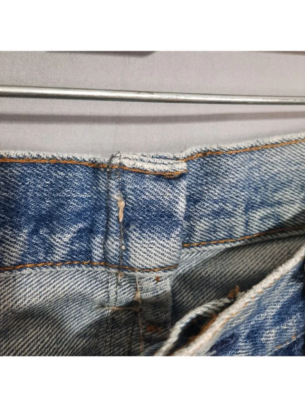 Vintage Levis Jeans Mens 34x30 (Fits 30x30) 501 Distressed Faded USA 80s 1985